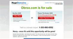 Desktop Screenshot of obrox.com
