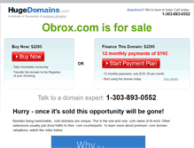 Tablet Screenshot of obrox.com